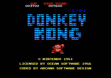 Donkey Kong [Coleco] screenshot 4 for Atari 2600